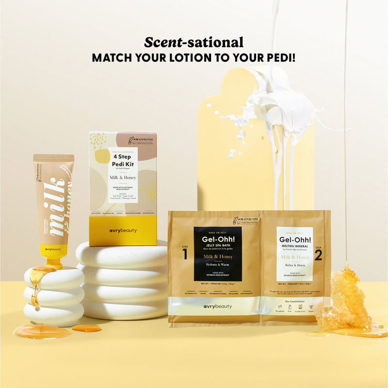 4 Step Pedi Kit - Milk & Honey