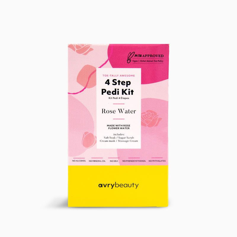 4 Step Pedi Kit - Rose Water