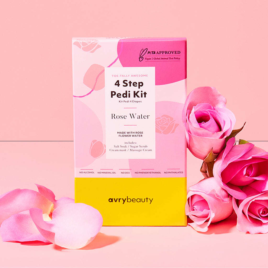 4 Step Pedi Kit - Rose Water